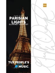 Parisian Lights for Clarinet Quartet cover Thumbnail